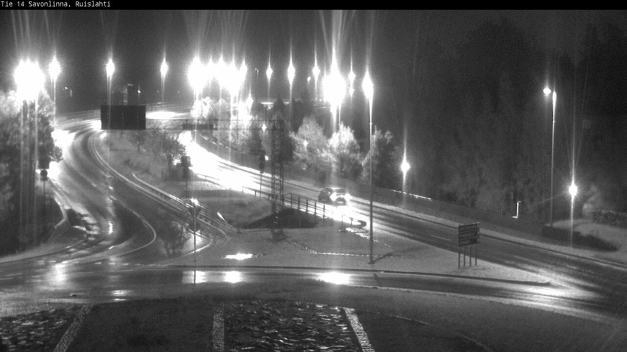 Weather Camera Image Road 14 Savonlinna, Ruislahti, Savonlinna, Etelä-Savo