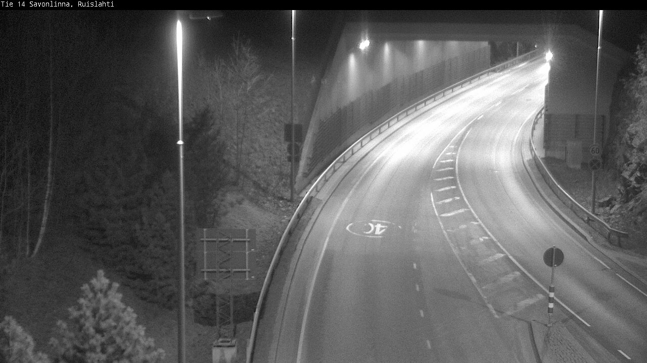 Weather Camera Image Road 14 Savonlinna, Ruislahti, Savonlinna, Etelä-Savo