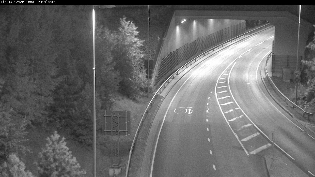 Weather Camera Image Väg 14 Nyslott, Ruislahti, Savonlinna, Etelä-Savo