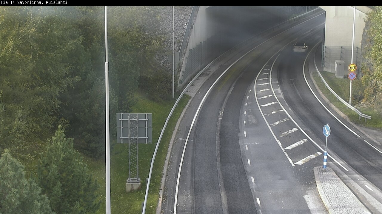 Weather Camera Image Väg 14 Nyslott, Ruislahti, Savonlinna, Etelä-Savo