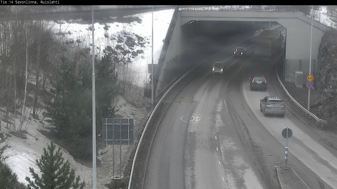 Weather Camera Image Road 14 Savonlinna, Ruislahti, Savonlinna, Etelä-Savo