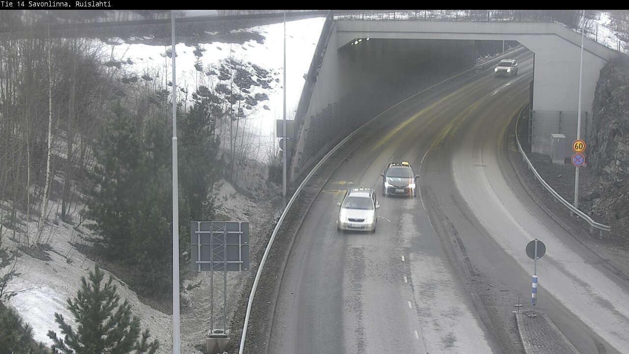 Weather Camera Image Road 14 Savonlinna, Ruislahti, Savonlinna, Etelä-Savo