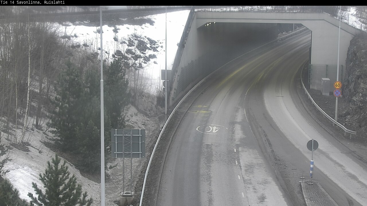 Weather Camera Image Road 14 Savonlinna, Ruislahti, Savonlinna, Etelä-Savo