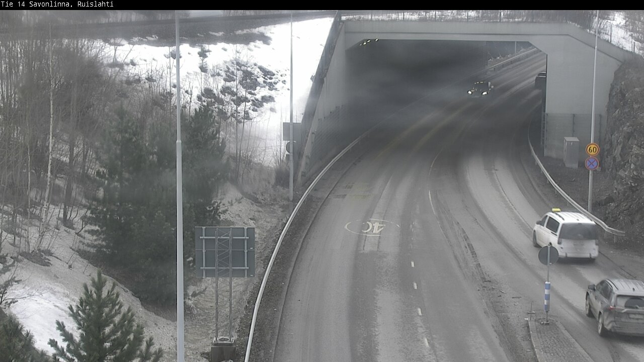 Weather Camera Image Road 14 Savonlinna, Ruislahti, Savonlinna, Etelä-Savo