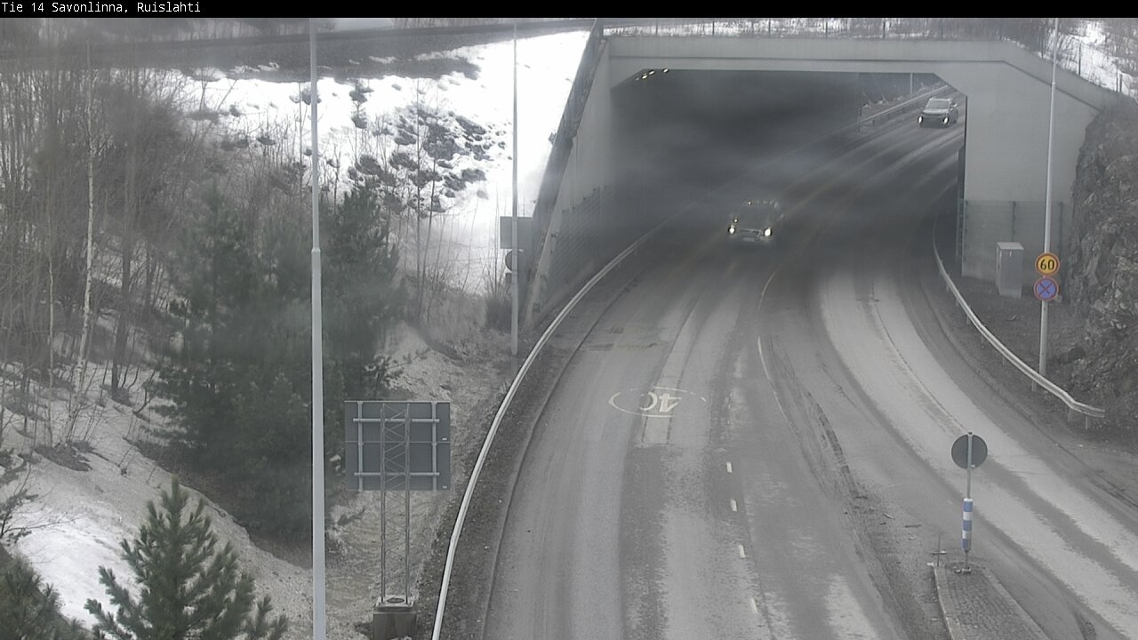 Weather Camera Image Road 14 Savonlinna, Ruislahti, Savonlinna, Etelä-Savo