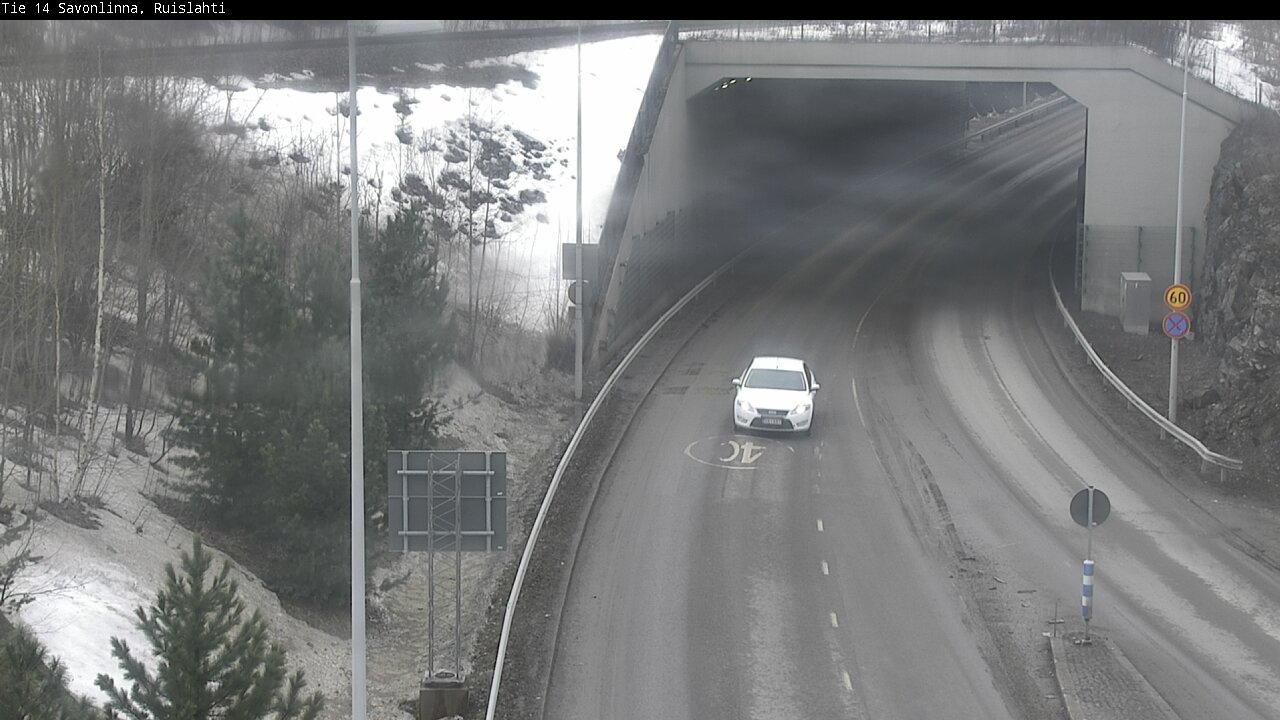 Weather Camera Image Road 14 Savonlinna, Ruislahti, Savonlinna, Etelä-Savo