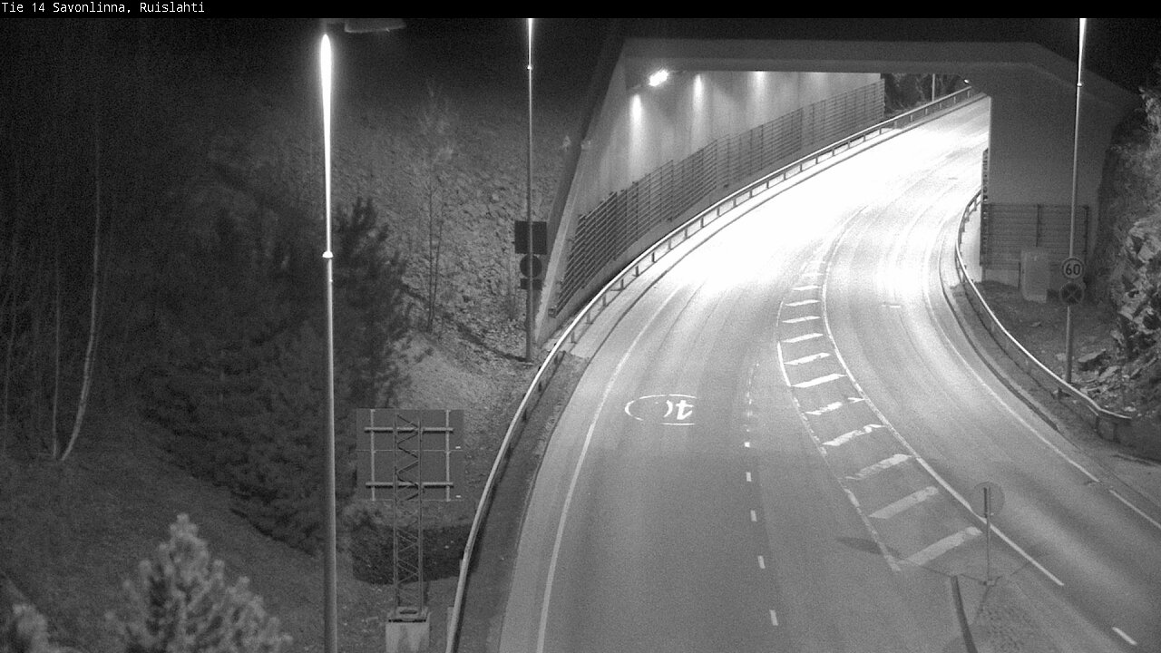 Weather Camera Image Road 14 Savonlinna, Ruislahti, Savonlinna, Etelä-Savo