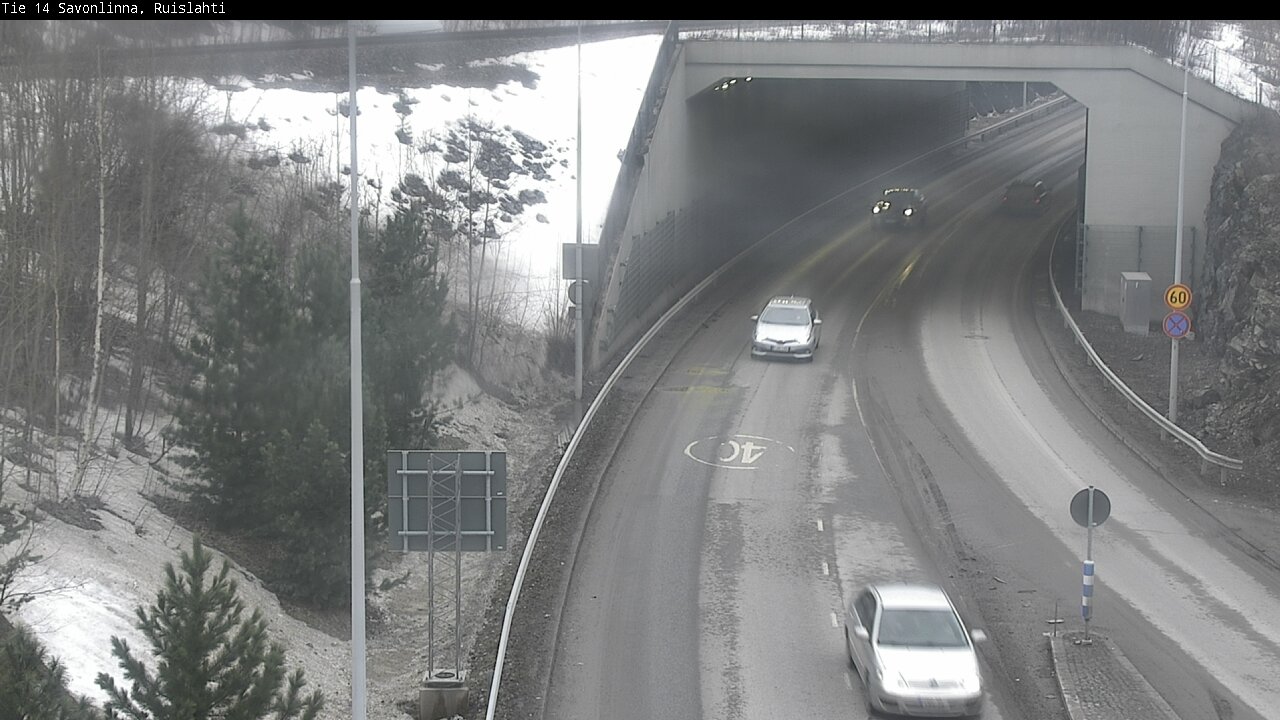 Weather Camera Image Road 14 Savonlinna, Ruislahti, Savonlinna, Etelä-Savo