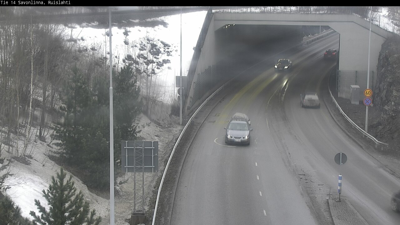 Weather Camera Image Road 14 Savonlinna, Ruislahti, Savonlinna, Etelä-Savo