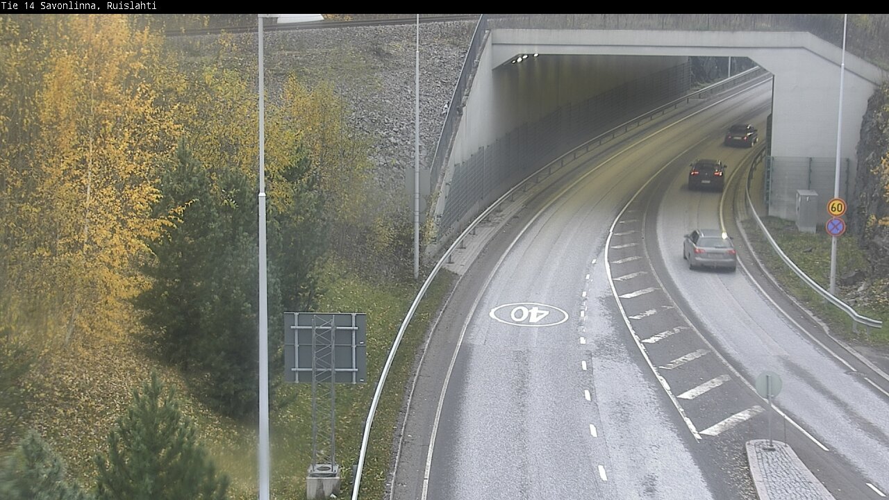 Weather Camera Image Road 14 Savonlinna, Ruislahti, Savonlinna, Etelä-Savo