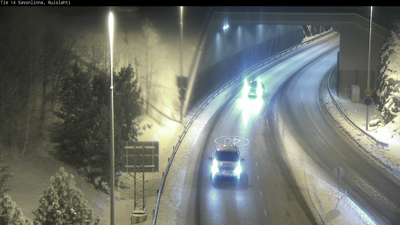 Kelikamerat Kuva Tie 14 Savonlinna, Ruislahti, Savonlinna, Etelä-Savo