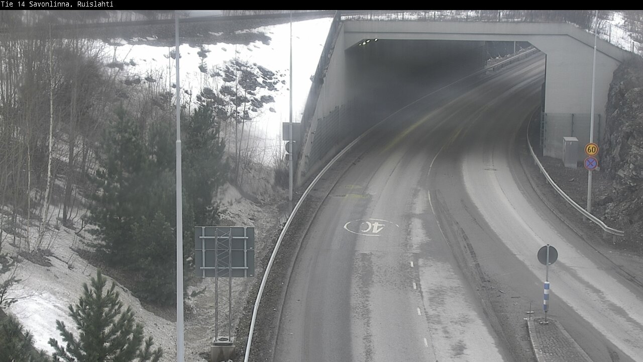 Weather Camera Image Road 14 Savonlinna, Ruislahti, Savonlinna, Etelä-Savo