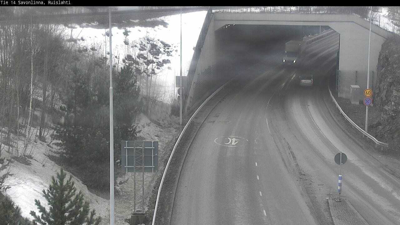 Weather Camera Image Road 14 Savonlinna, Ruislahti, Savonlinna, Etelä-Savo