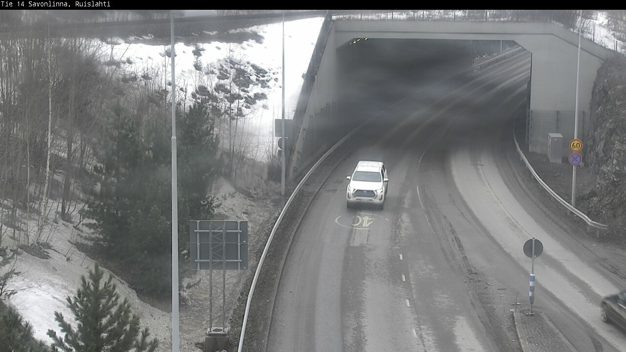 Weather Camera Image Road 14 Savonlinna, Ruislahti, Savonlinna, Etelä-Savo