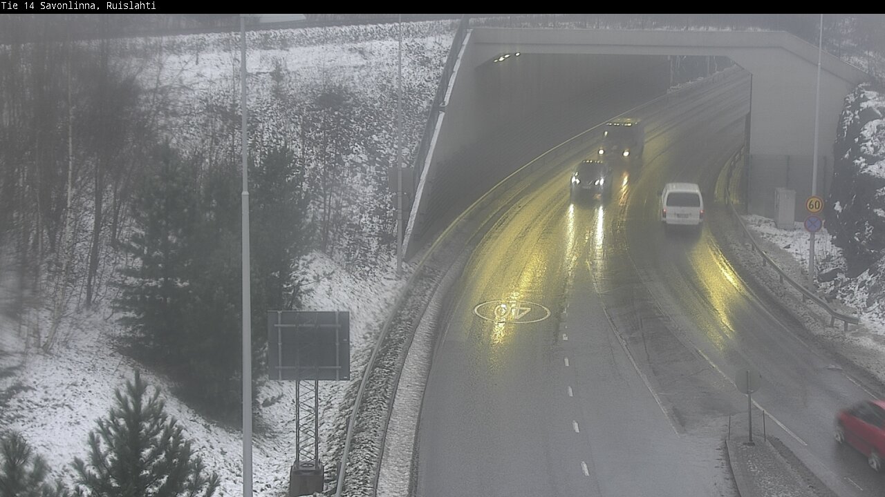 Weather Camera Image Väg 14 Nyslott, Ruislahti, Savonlinna, Etelä-Savo