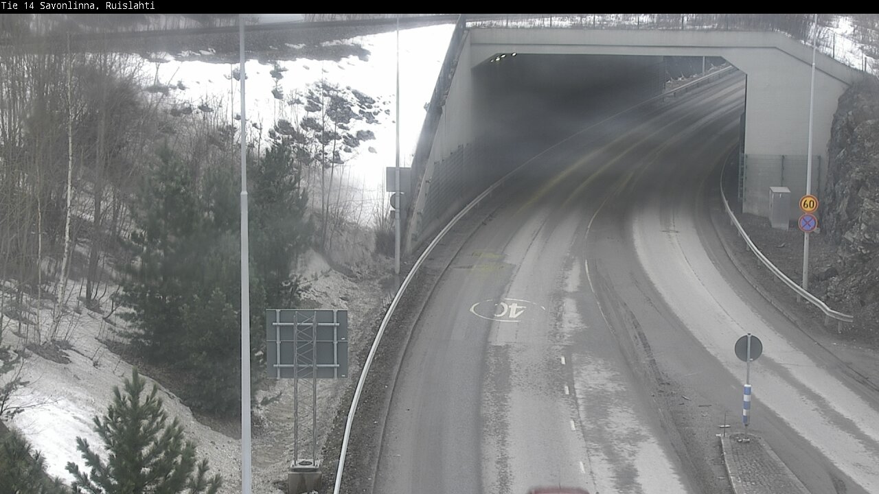 Weather Camera Image Road 14 Savonlinna, Ruislahti, Savonlinna, Etelä-Savo