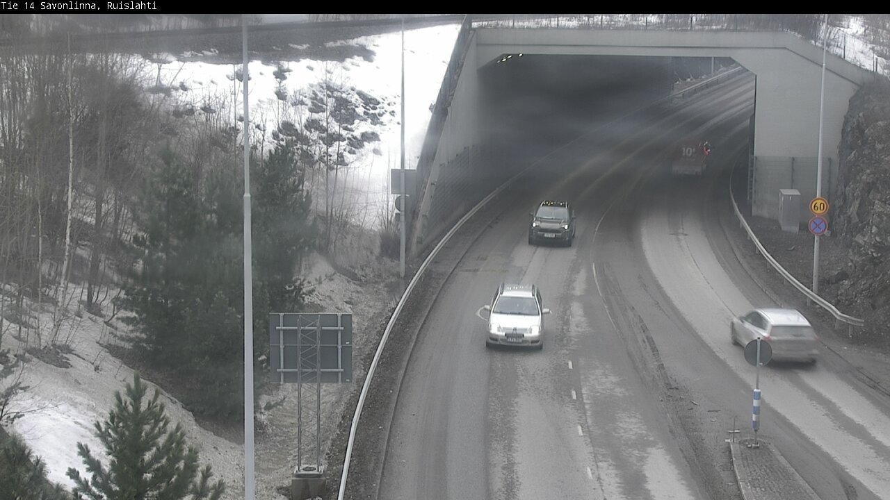 Weather Camera Image Road 14 Savonlinna, Ruislahti, Savonlinna, Etelä-Savo