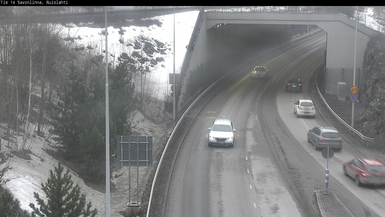 Weather Camera Image Road 14 Savonlinna, Ruislahti, Savonlinna, Etelä-Savo