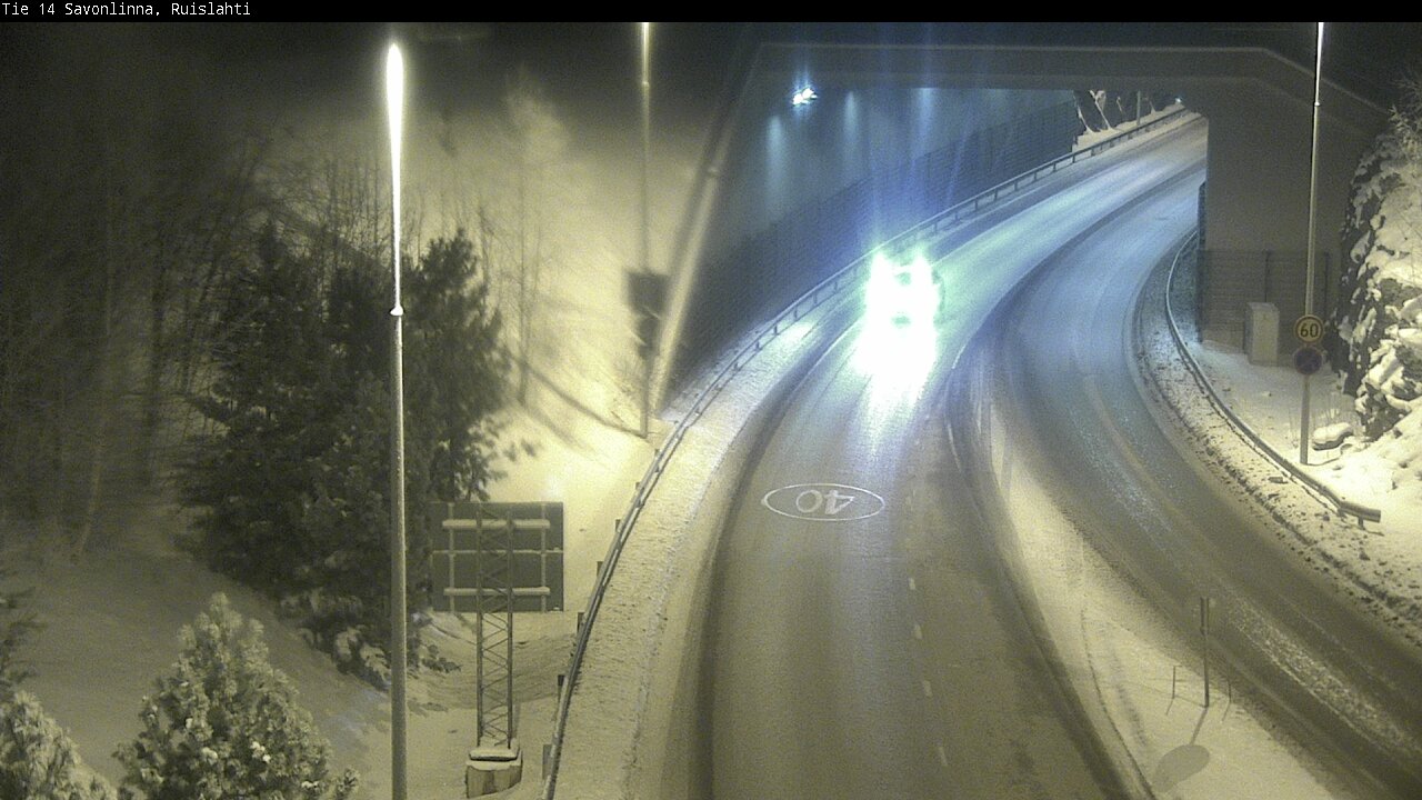 Kelikamerat Kuva Tie 14 Savonlinna, Ruislahti, Savonlinna, Etelä-Savo