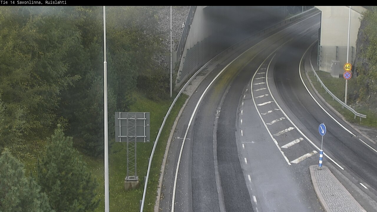 Weather Camera Image Väg 14 Nyslott, Ruislahti, Savonlinna, Etelä-Savo