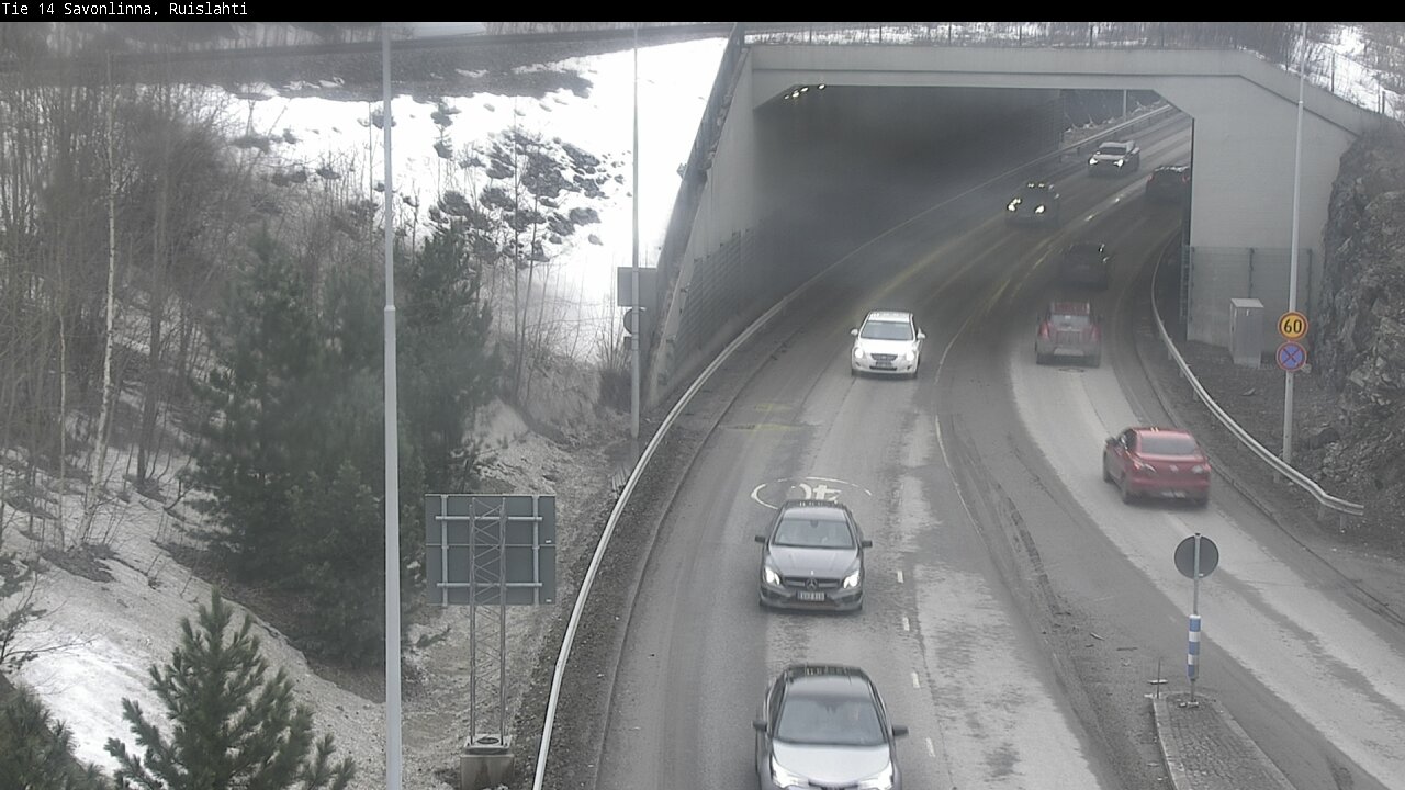 Weather Camera Image Road 14 Savonlinna, Ruislahti, Savonlinna, Etelä-Savo