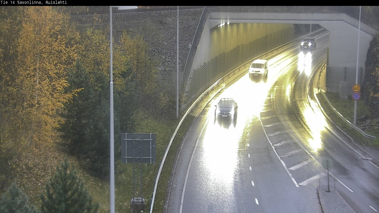 Weather Camera Image Road 14 Savonlinna, Ruislahti, Savonlinna, Etelä-Savo
