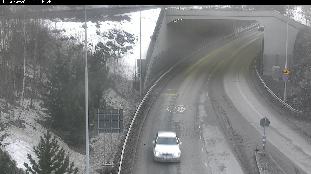 Weather Camera Image Road 14 Savonlinna, Ruislahti, Savonlinna, Etelä-Savo