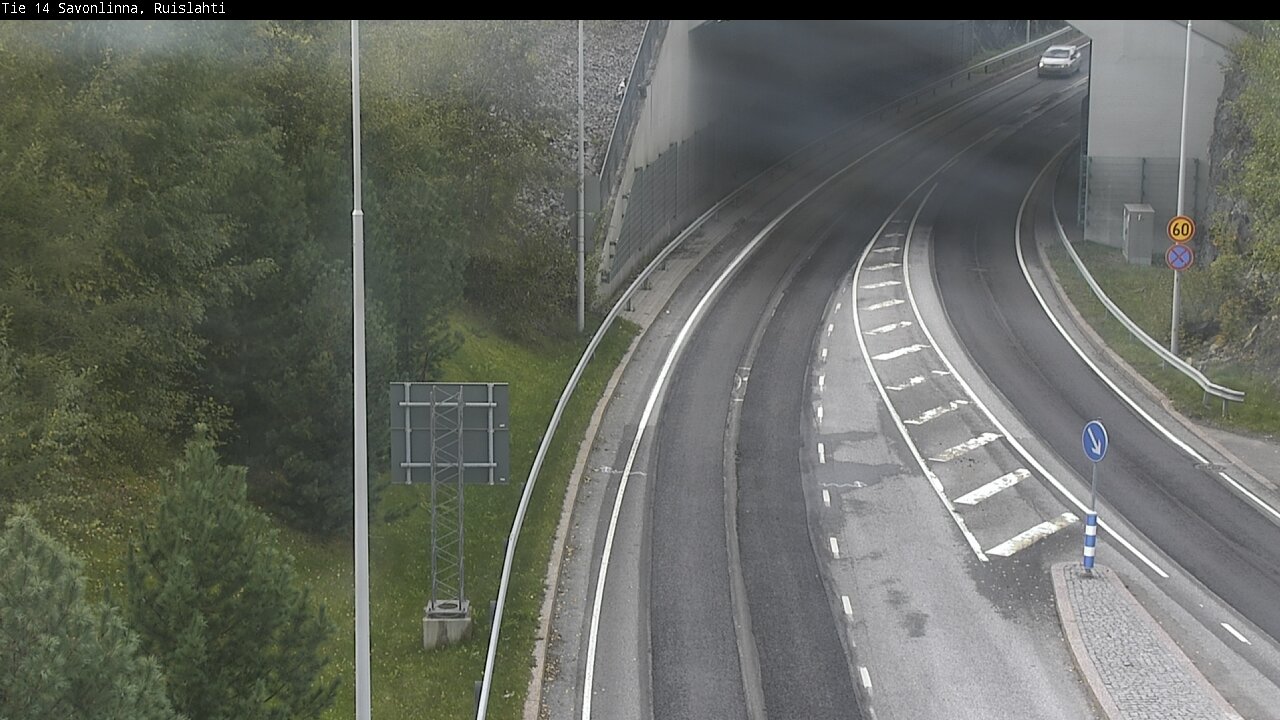 Weather Camera Image Road 14 Savonlinna, Ruislahti, Savonlinna, Etelä-Savo