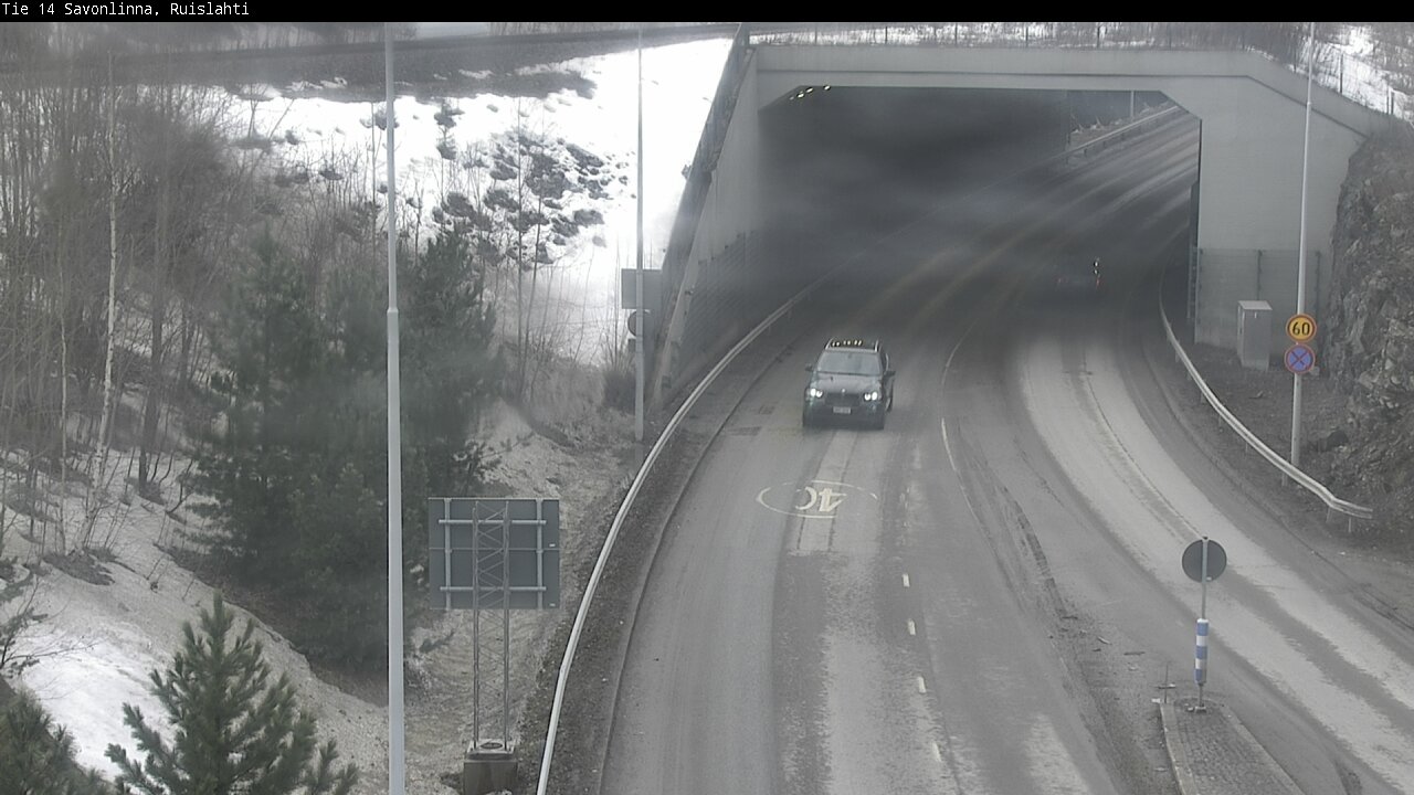 Weather Camera Image Road 14 Savonlinna, Ruislahti, Savonlinna, Etelä-Savo
