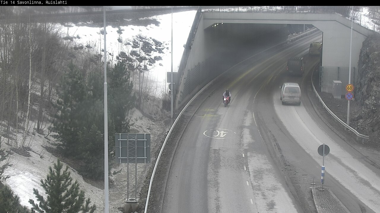 Weather Camera Image Road 14 Savonlinna, Ruislahti, Savonlinna, Etelä-Savo