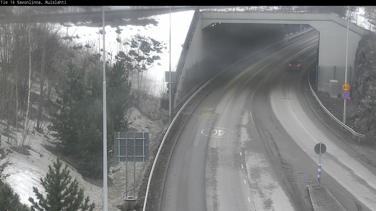 Weather Camera Image Road 14 Savonlinna, Ruislahti, Savonlinna, Etelä-Savo