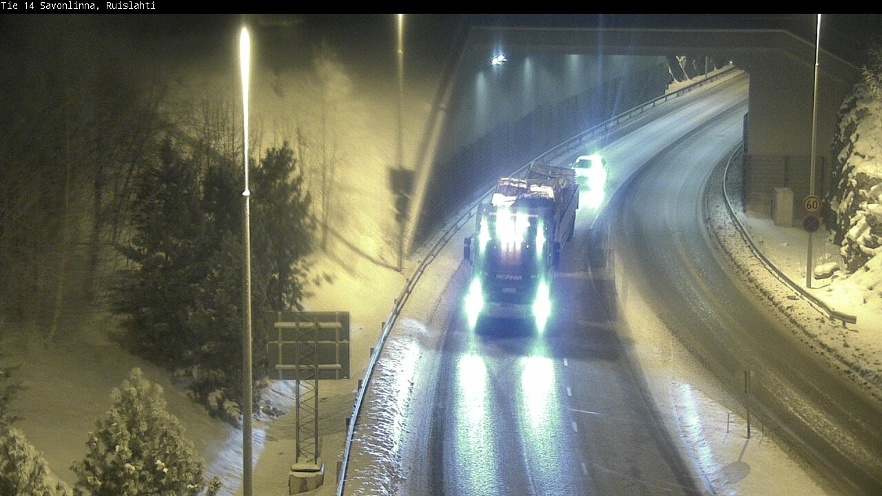 Kelikamerat Kuva Tie 14 Savonlinna, Ruislahti, Savonlinna, Etelä-Savo