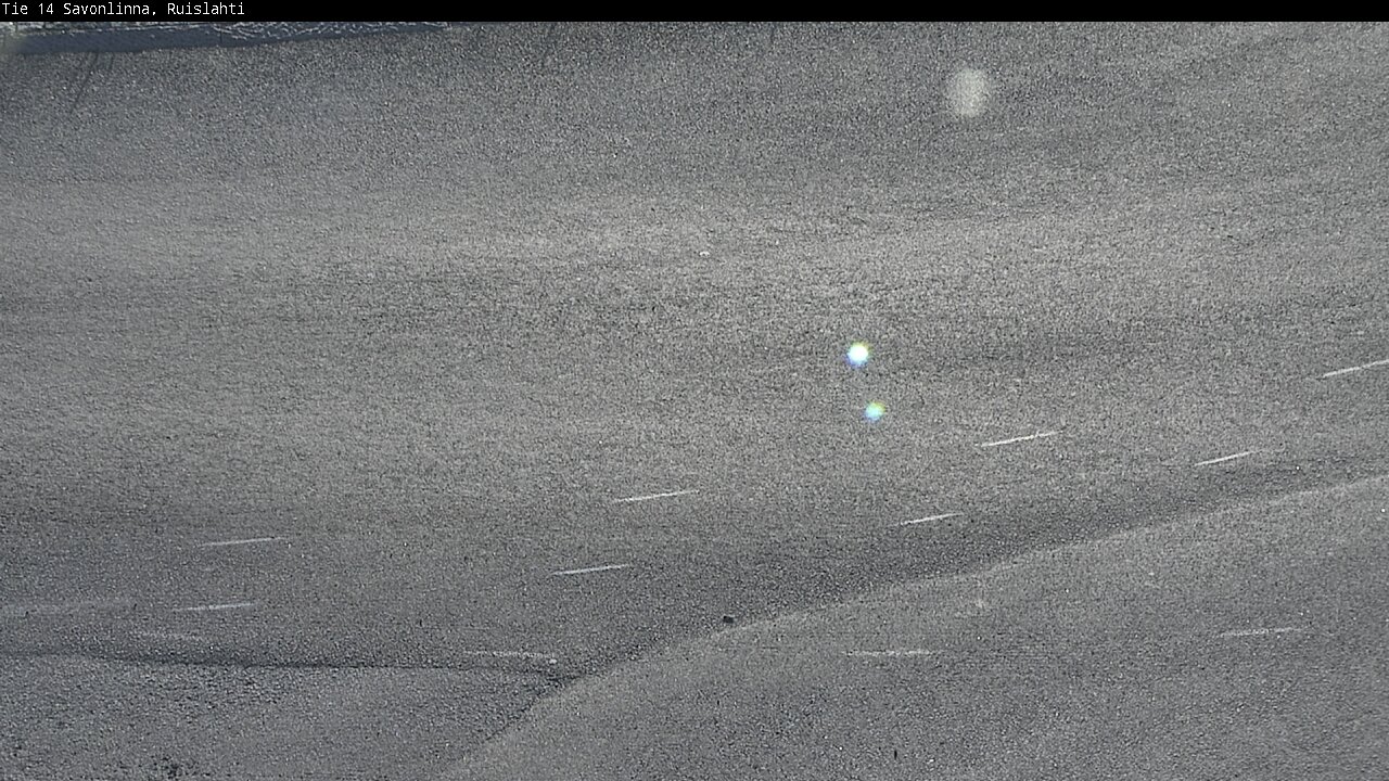 Weather Camera Image Road 14 Savonlinna, Ruislahti, Savonlinna, Etelä-Savo