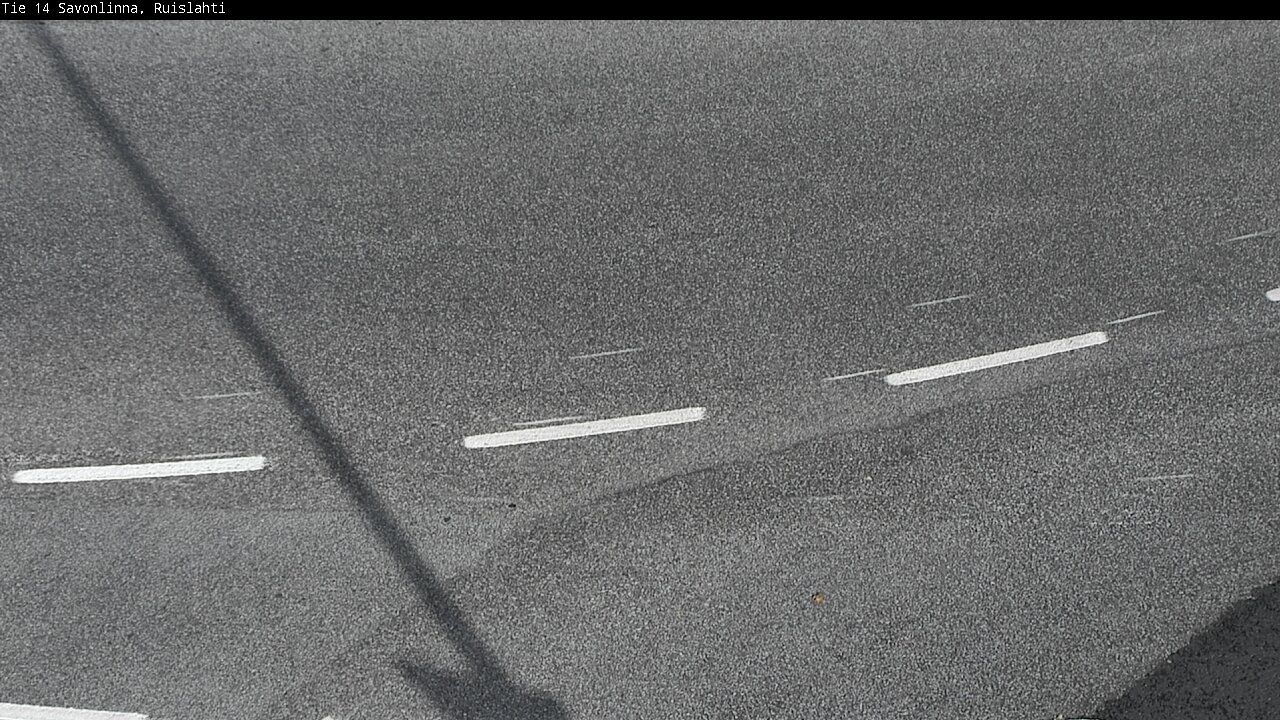 Weather Camera Image Väg 14 Nyslott, Ruislahti, Savonlinna, Etelä-Savo
