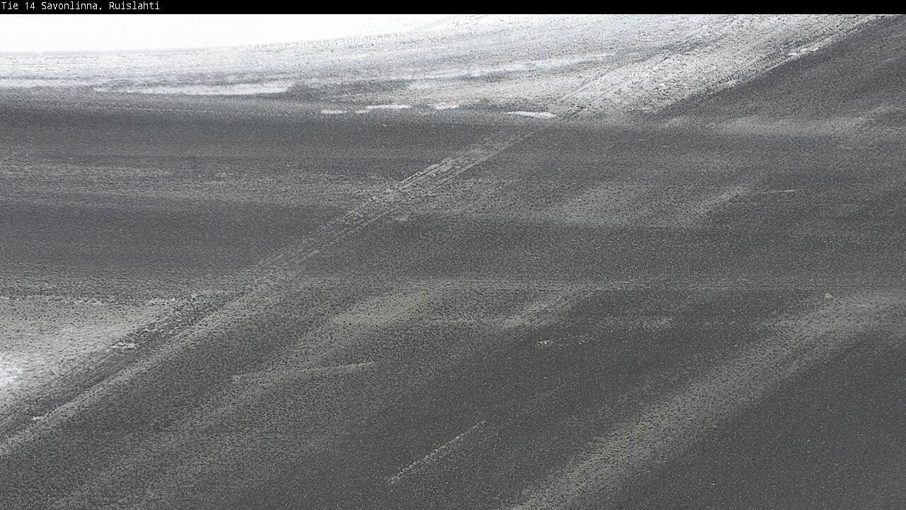Weather Camera Image Väg 14 Nyslott, Ruislahti, Savonlinna, Etelä-Savo