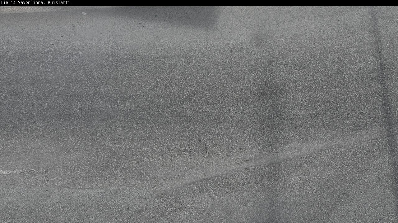 Weather Camera Image Väg 14 Nyslott, Ruislahti, Savonlinna, Etelä-Savo