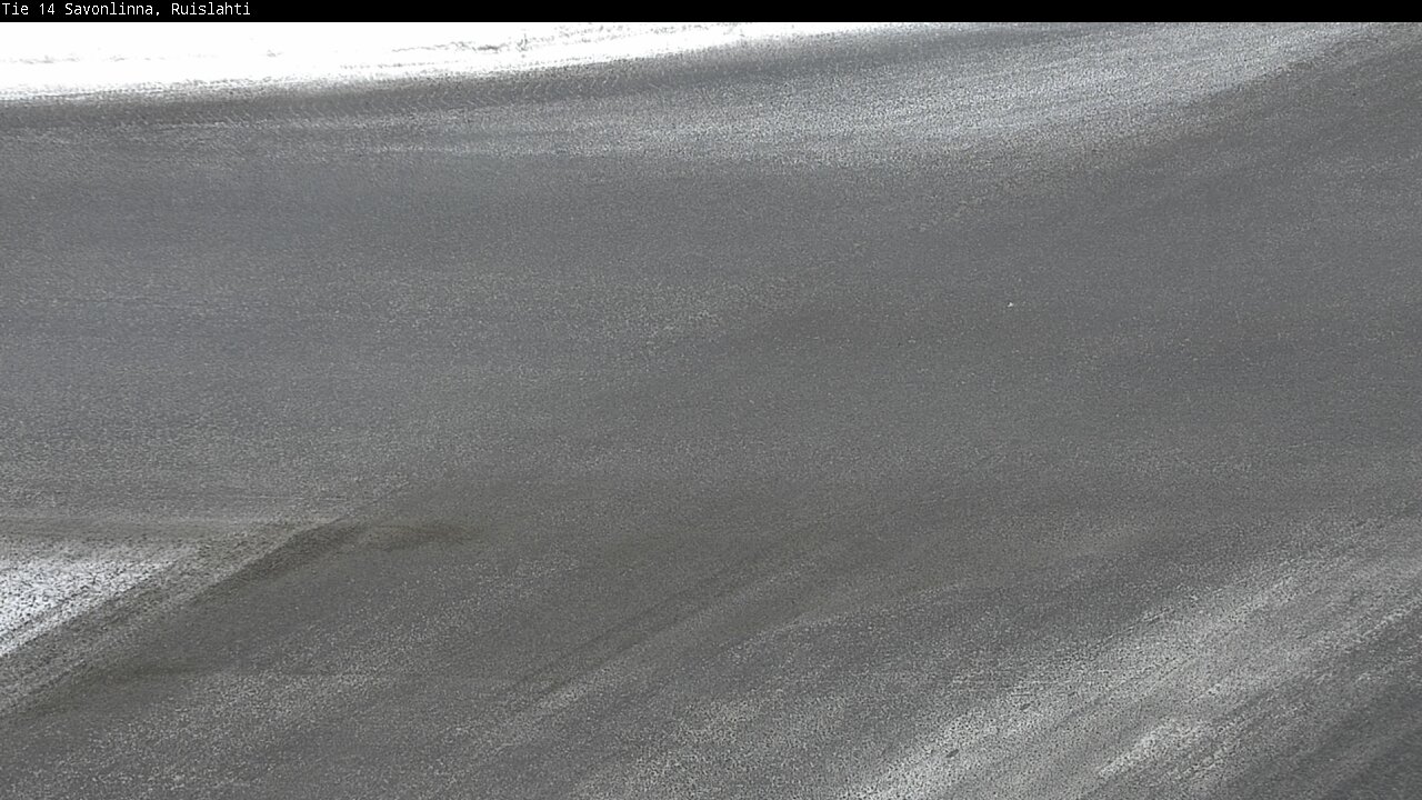 Weather Camera Image Road 14 Savonlinna, Ruislahti, Savonlinna, Etelä-Savo