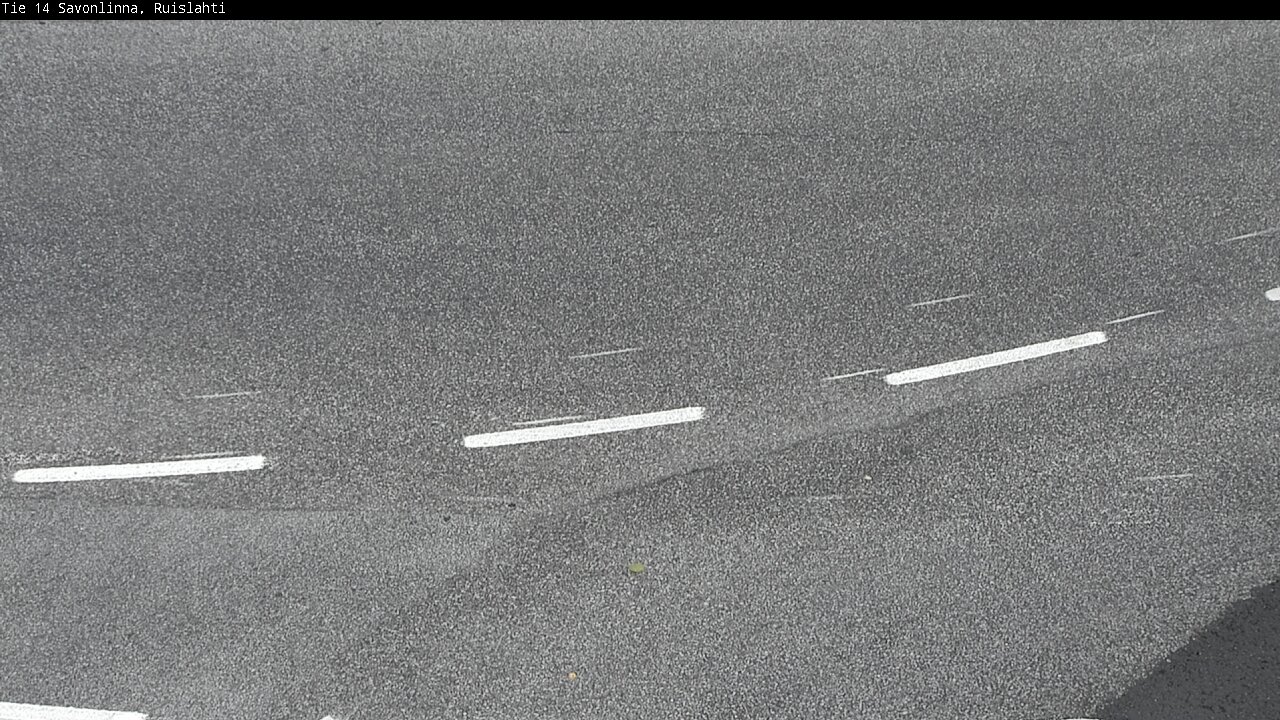 Weather Camera Image Road 14 Savonlinna, Ruislahti, Savonlinna, Etelä-Savo