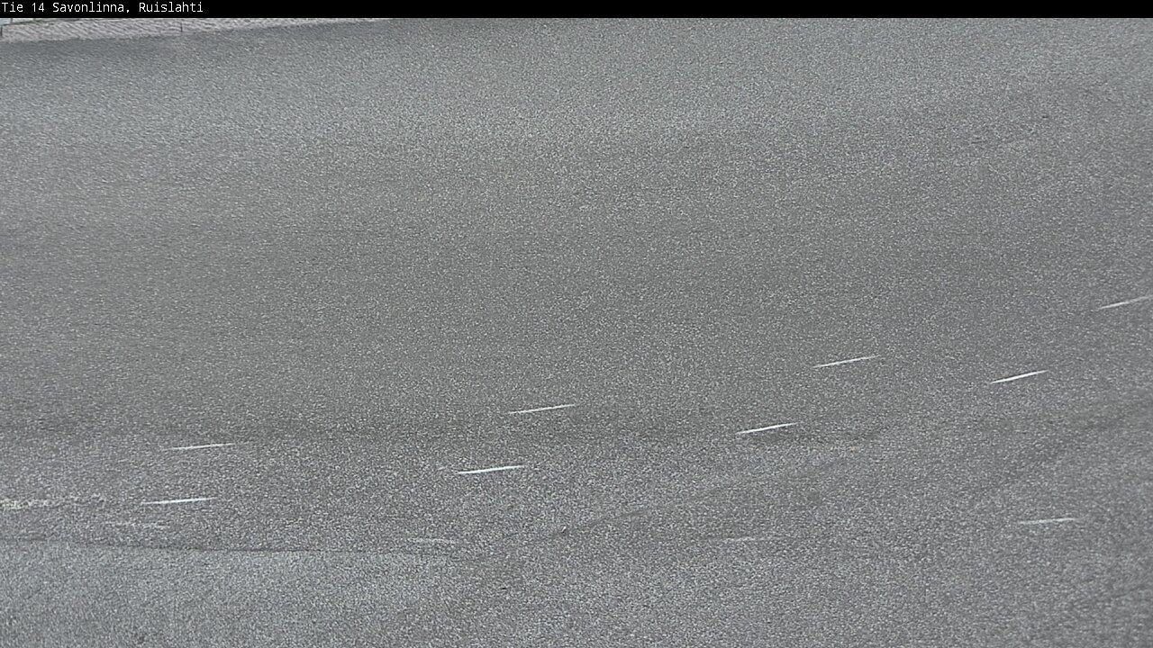 Weather Camera Image Road 14 Savonlinna, Ruislahti, Savonlinna, Etelä-Savo