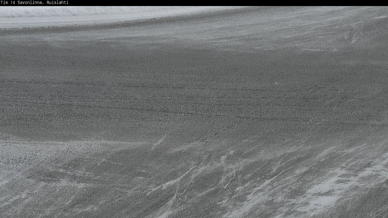 Weather Camera Image Väg 14 Nyslott, Ruislahti, Savonlinna, Etelä-Savo
