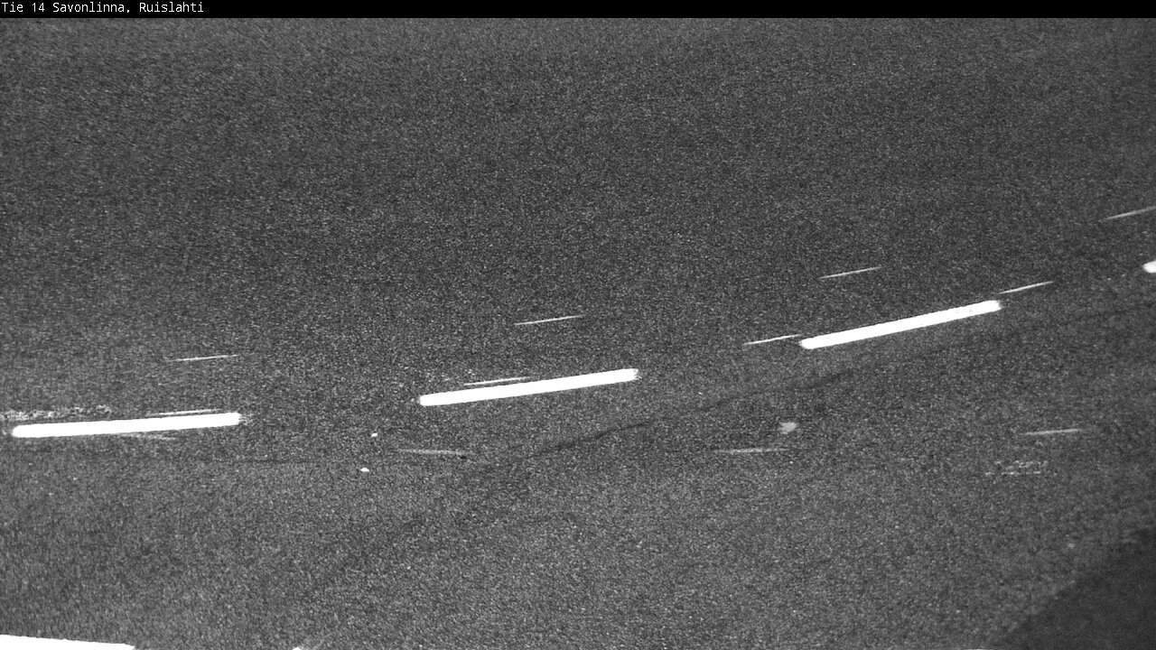 Weather Camera Image Väg 14 Nyslott, Ruislahti, Savonlinna, Etelä-Savo