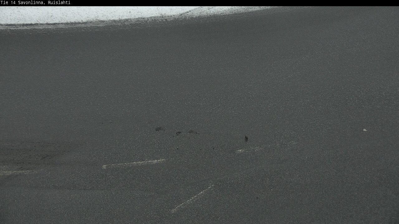 Weather Camera Image Väg 14 Nyslott, Ruislahti, Savonlinna, Etelä-Savo