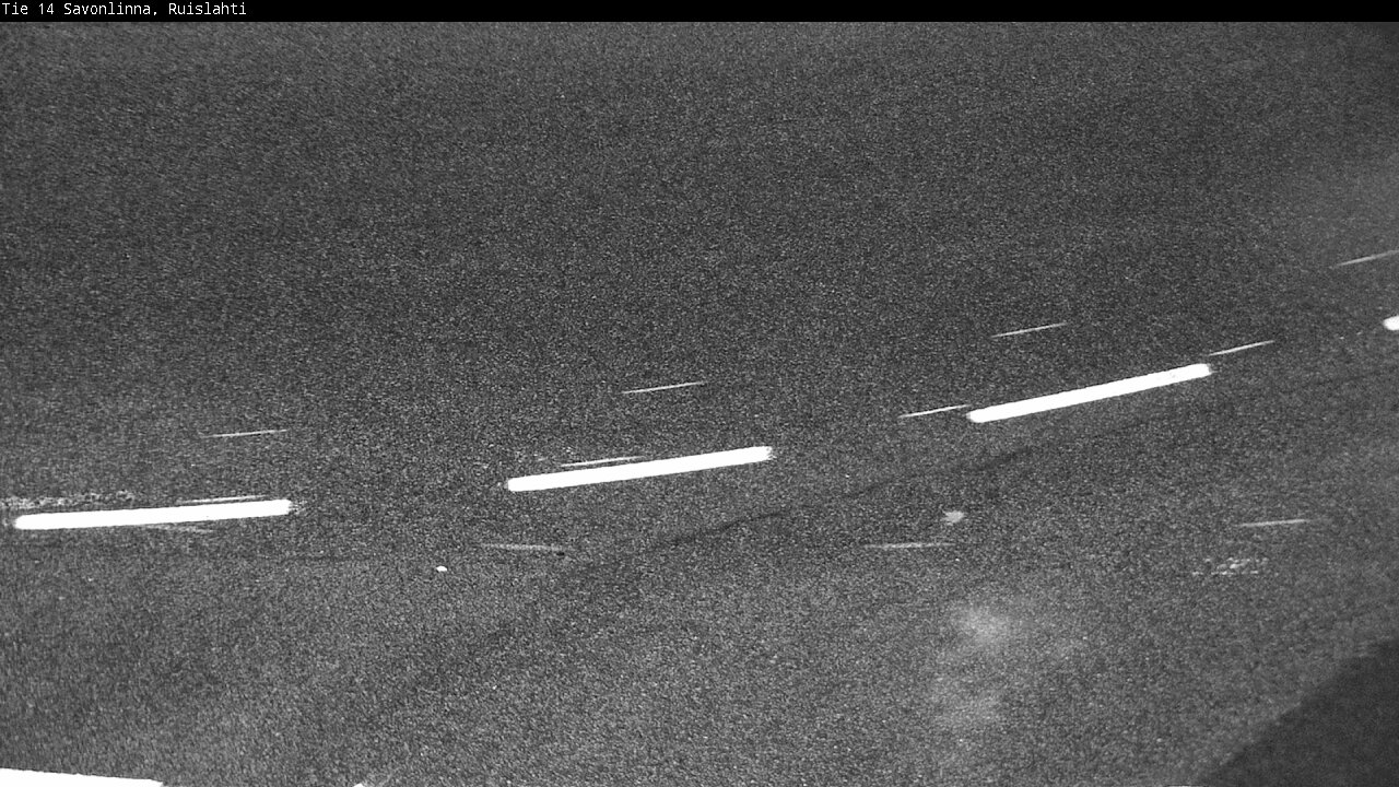 Weather Camera Image Väg 14 Nyslott, Ruislahti, Savonlinna, Etelä-Savo