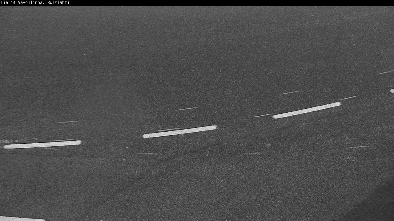 Weather Camera Image Väg 14 Nyslott, Ruislahti, Savonlinna, Etelä-Savo