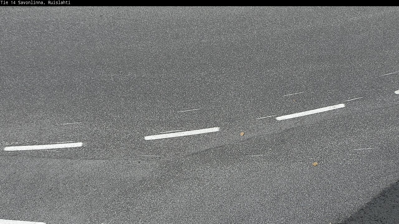 Weather Camera Image Väg 14 Nyslott, Ruislahti, Savonlinna, Etelä-Savo