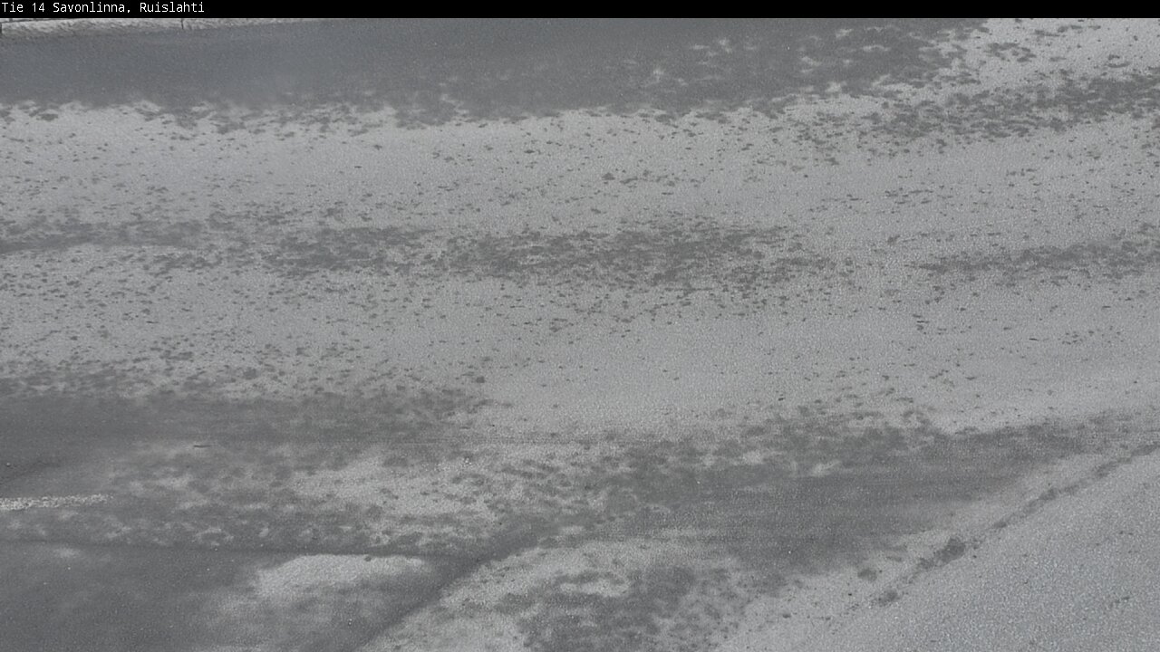 Weather Camera Image Väg 14 Nyslott, Ruislahti, Savonlinna, Etelä-Savo