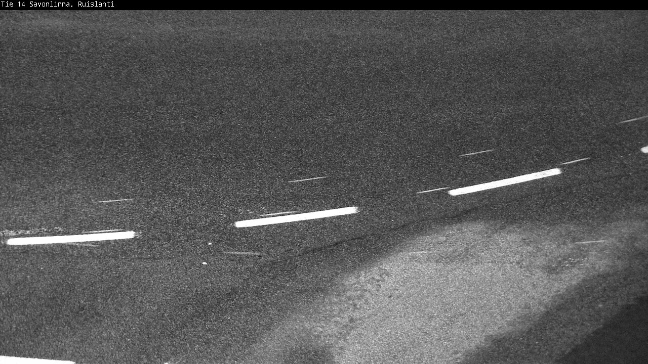 Weather Camera Image Väg 14 Nyslott, Ruislahti, Savonlinna, Etelä-Savo