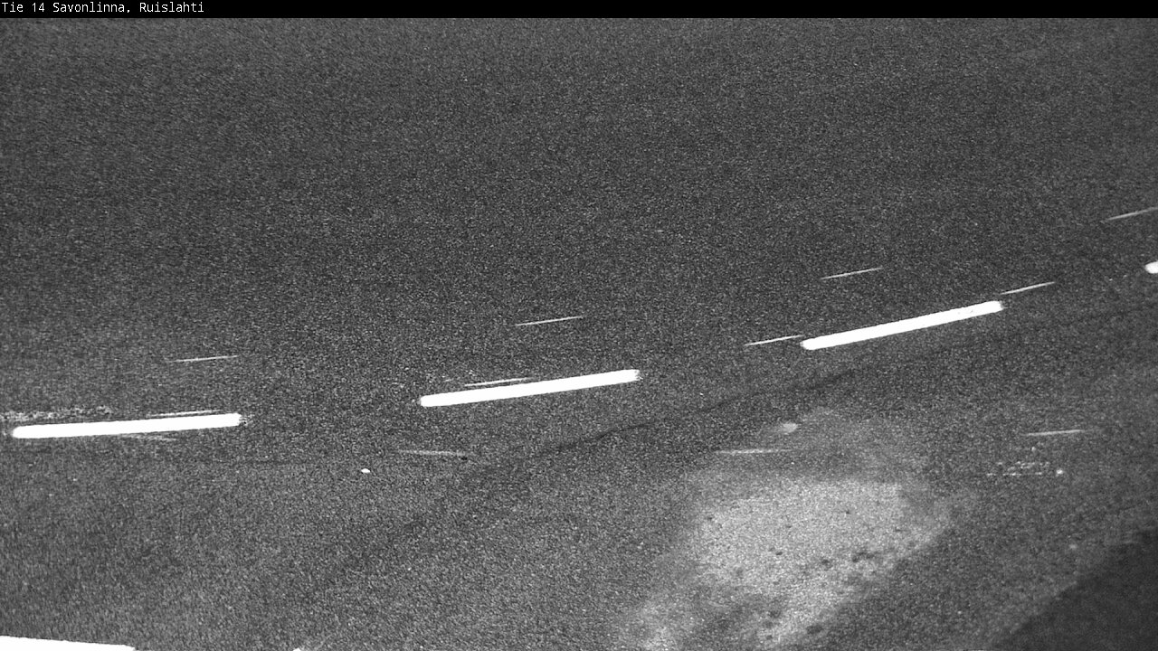 Weather Camera Image Väg 14 Nyslott, Ruislahti, Savonlinna, Etelä-Savo