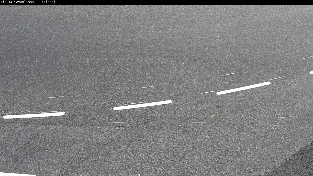 Weather Camera Image Väg 14 Nyslott, Ruislahti, Savonlinna, Etelä-Savo