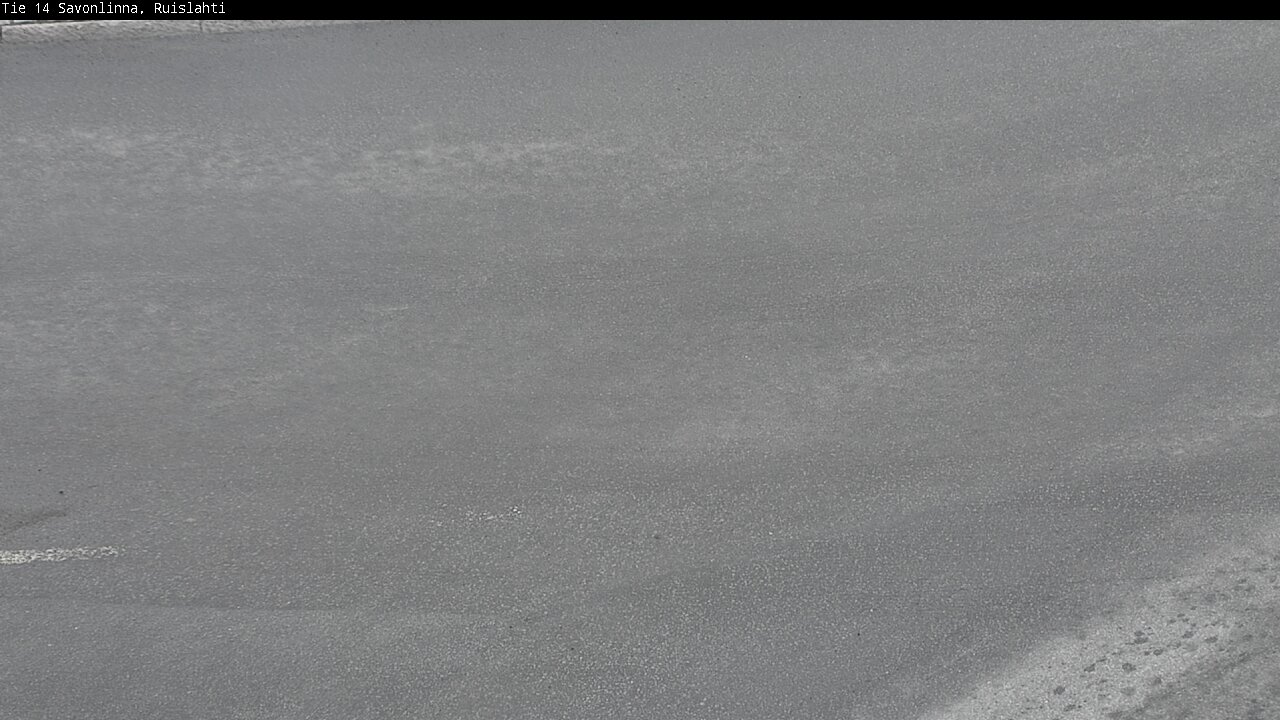 Weather Camera Image Väg 14 Nyslott, Ruislahti, Savonlinna, Etelä-Savo